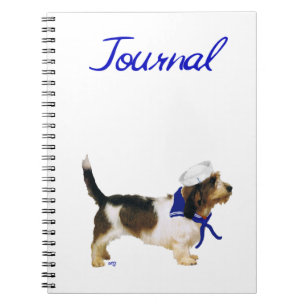 Petit Basset Griffon Vendeen Sailor Spiral Notebook