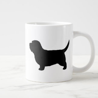 Petit Basset Griffon Vendeen Silhouettes PBGV Dog Large Coffee Mug