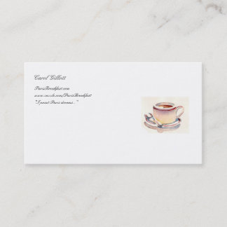 Petit Dejeuner Biz card