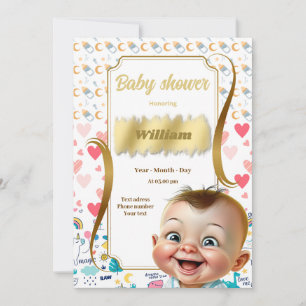 Petit homme en vue ! invitation