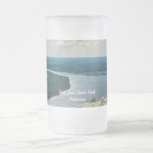 Petit Jean Cedar Creek Frosted Glass Beer Mug