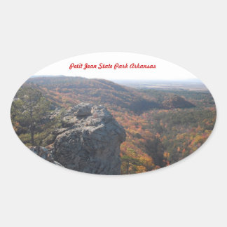 Petit Jean State Park Arkansas Oval Sticker