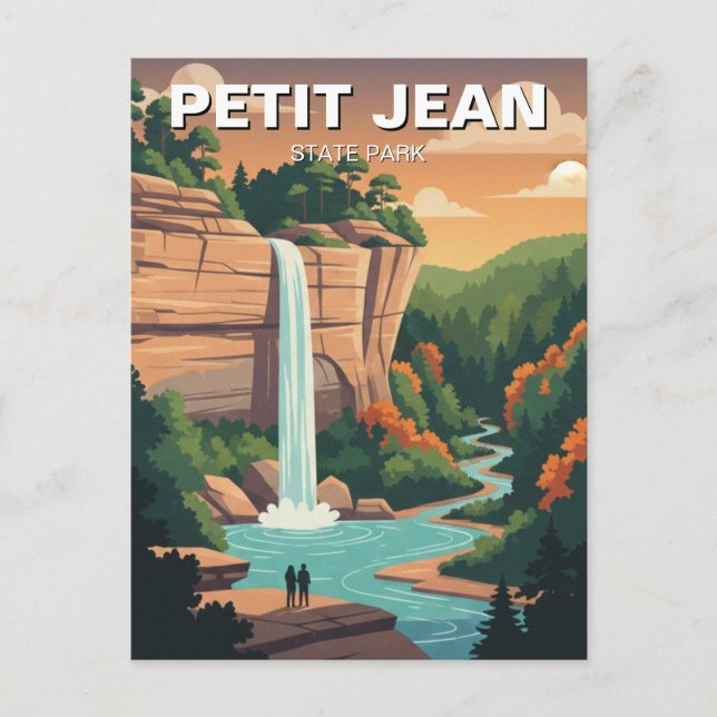 Petit Jean State Park Arkansas Travel Postcard (Front)