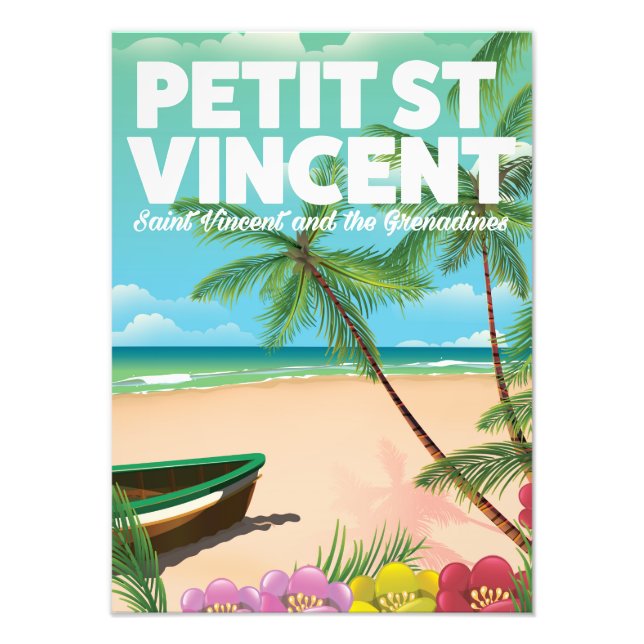 Petit Saint Vincent holiday poster. Photo Print (Front)