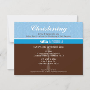 PETITE BAPTISM INVITE :: peace 4 L