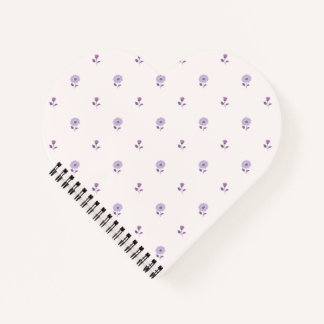 Petite Blossom Purple Notebook