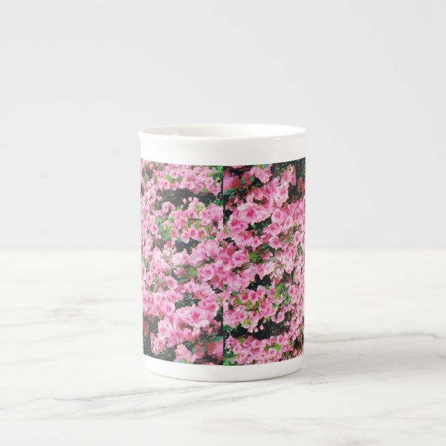 Petite Coffee Cup with Floral Design  (Front)