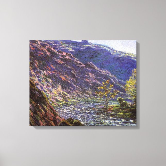 Petite Creuse, Sunlight by Claude Monet Canvas Print (Front)
