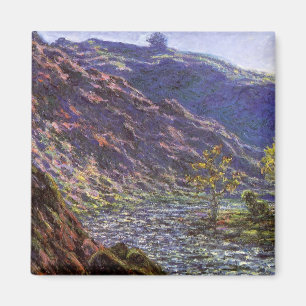 Petite Creuse, Sunlight by Claude Monet Magnet