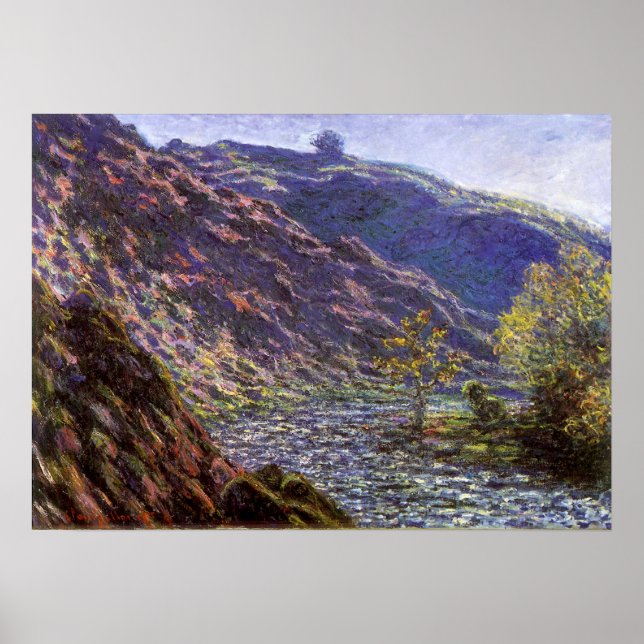 Petite Creuse, Sunlight by Claude Monet Poster (Front)