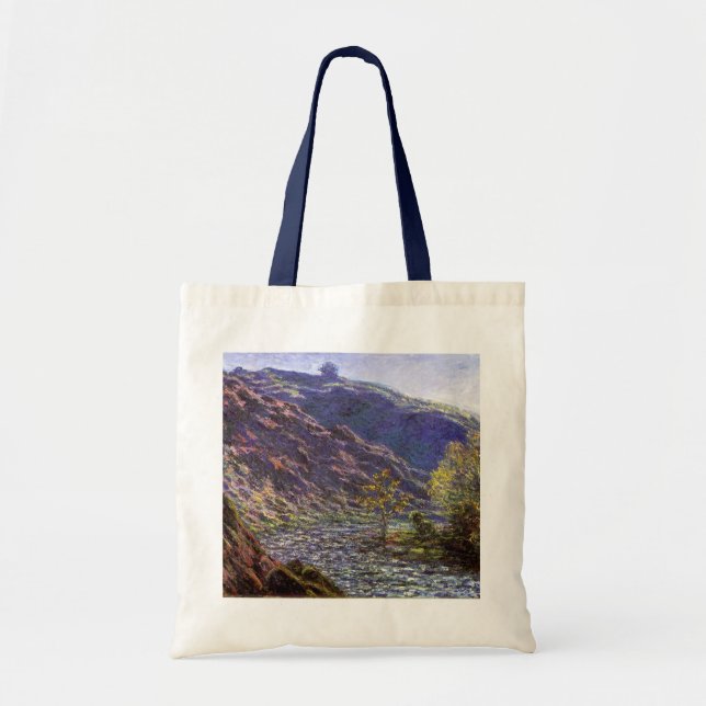 Petite Creuse, Sunlight by Claude Monet Tote Bag (Front)