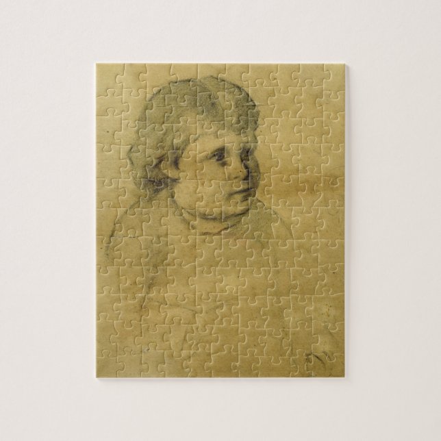 Petite fille (charcoal) jigsaw puzzle (Vertical)