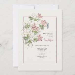 Petite Floral Shower Invitation