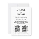 Petite & Minimal All-In-One QR Codes Photo Wedding