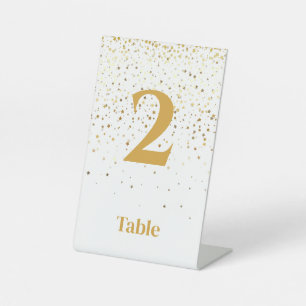Petite Stars Table Number Card-Starry Night Pedest Pedestal Sign
