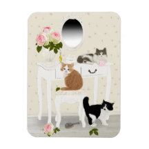 PetitRose "Kittens Beauty Salon" , Magnet
