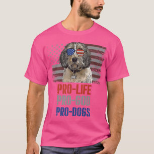 Petits Bassets Griffons Vendeen Pro Life Pro God P T-Shirt
