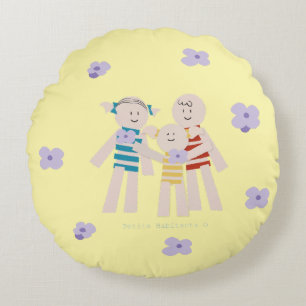 Petits Habitants - Canciones para Soñar Round Cushion