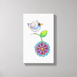 'Petitsa' the bird canvas Print