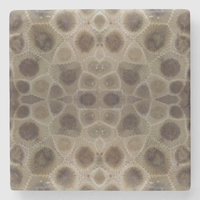 Petoskey Stone Coaster (Front)