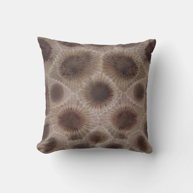 Petoskey Stone Cushion (Front)