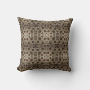 Petoskey Stone, Great Lake State, fossil pattern  Cushion