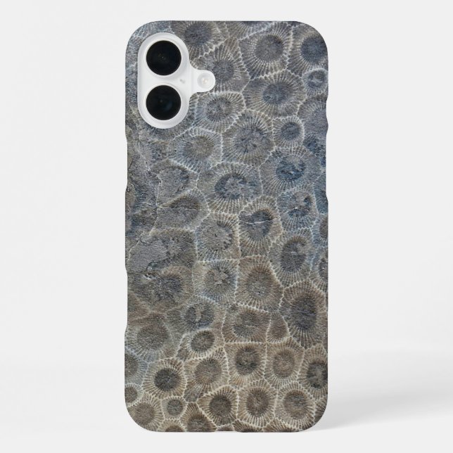 Petoskey Stone Pattern iPhone Case (Back)