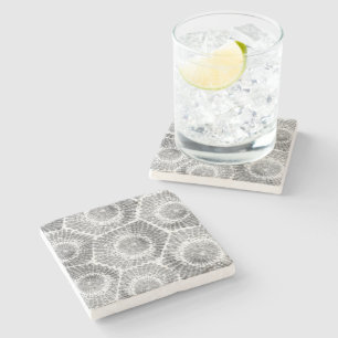 Petoskey Stone Pattern Stone Coaster