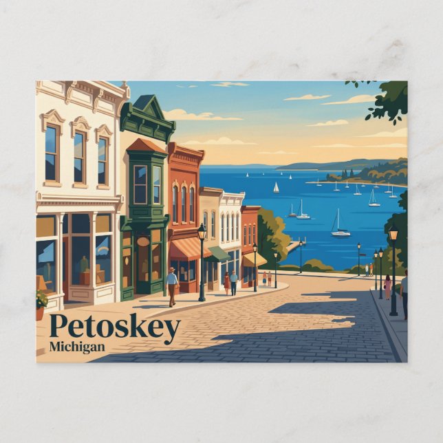 Petoskey USA Postcard (Front)