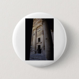 Petra, Jordan. 6 Cm Round Badge