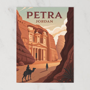 Petra, Jordan Postcard