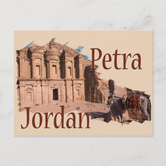 Petra, Jordan: The Monastery Postcard (Front)