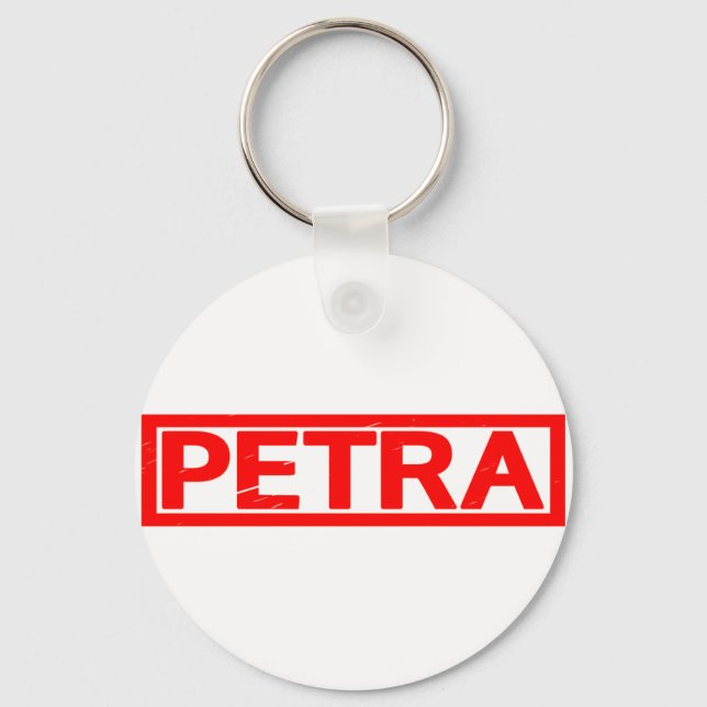 Petra Stamp Key Ring (Front)