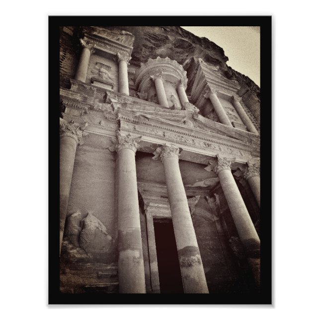Petra Treasury Building  Photo Print (Front)