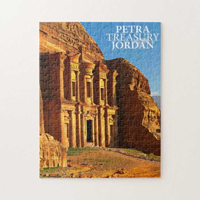 Petra Treasury Jigsaw Puzzle (Vertical)