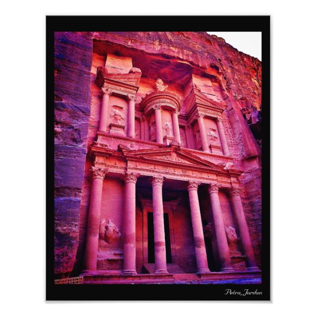 Petra Treasury Photo Print (Front)