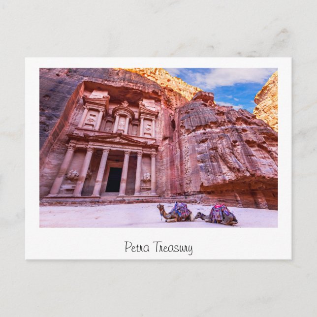 Petra Treasury Postcard (Front)