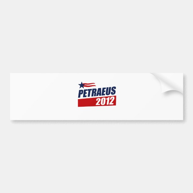 PETRAEUS 2012 BUMPER STICKER (Front)