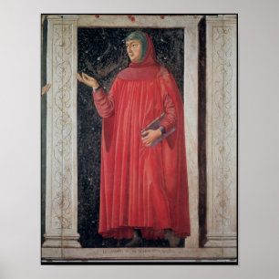 Petrarch from the Villa Carducci series Poster