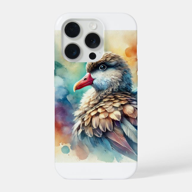 Petrel Duck 030924AREF106 - Watercolor iPhone Case (Back)
