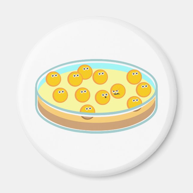 Petri Dish MRSA Magnet (Front)