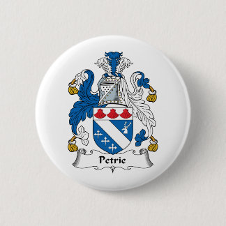 Petrie Family Crest 6 Cm Round Badge