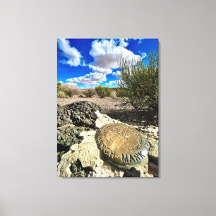 Petrified Forest Mark Canvas Print