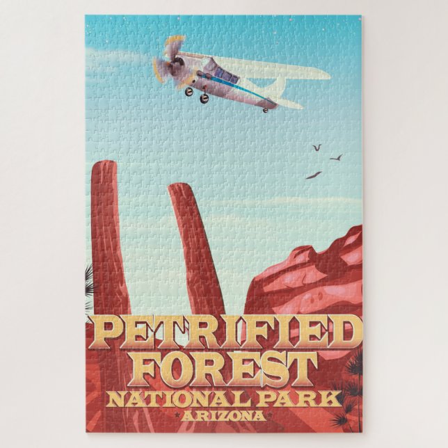 Petrified forest national park, Arizona. Jigsaw Puzzle (Vertical)