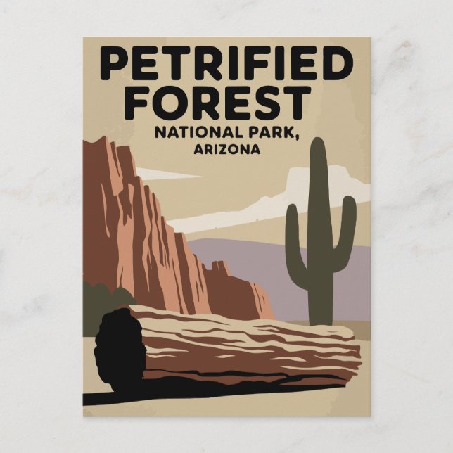 Petrified Forest National Park Arizona Postcard (Front)