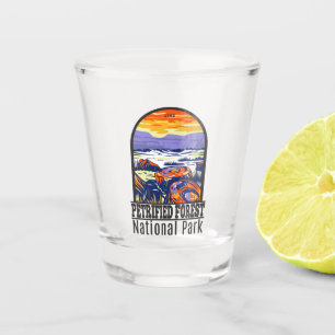Petrified Forest National Park Arizona Vintage Shot Glass
