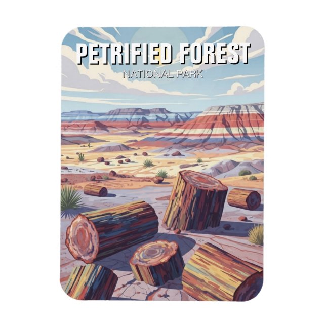 Petrified Forest National Park Magnet (Vertical)