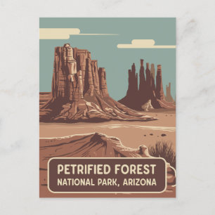 Petrified Forest National Park Postcard