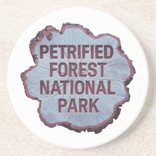 Petrified Forest National Park Tree stump Coaster (Front)