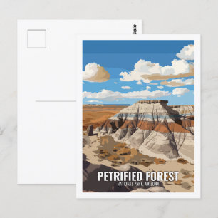 Petrified National Park Arizona USA  Postcard